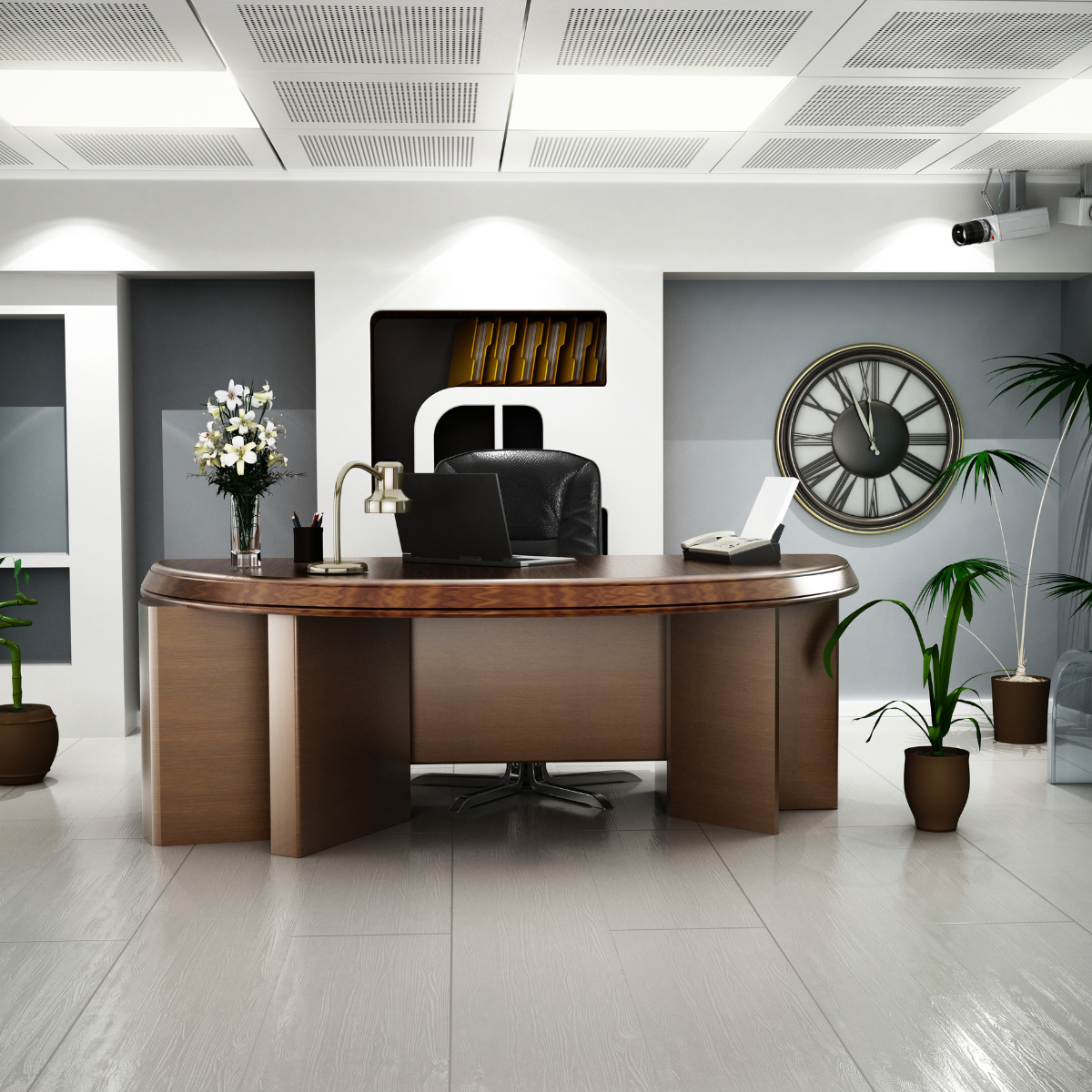 Beautiful office furniture by interior designers